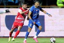 میلاد محمدی مدافع چپ پرسپولیس تهران و تیم ملی ایران - رامین رضاییان مدافع استقلال تهران و بازیکن سابق تیم ملی ایران، پرسپولیس و سپاهان - لیگ برتر ایران