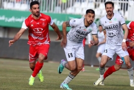 محمدامین کاظمیان مهاجم سابق آلومینیوم اراک و بازیکن جدید پرسپولیس - میلاد محمدی دفاع پرسپولیس تهران و تیم ملی ایران - لیگ برتر ایران