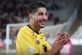 محمدمهدی محبی وینگر تیم سپاهان و تیم ملی ایران - سپاهان و پرسپولیس - لیگ برتر ایران