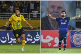 امید نورافکن هافبک ملوان و تیم ملی ایران و بازیکن سابق و آینده سپاهان اصفهان - محمدمهدی محبی بازیکن سپاهان و تیم ملی ایران