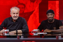 رضا درویش مدیرعامل پرسپولیس تهران - سرژ اوریه مدافع جدید پرسپولیس و بازیکن سابق تاتنهام، پاری سن ژرمن و ویارئال - لیگ برتر ایران