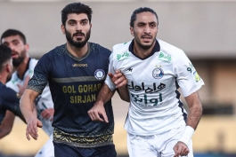 سیاوش یزدانی مدافع میانی استقلال و سپاهان و سابق تیم ملی ایران - میلاد زکی پور مدافع گل گهر، استقلال و سپاهان - لیگ برتر ایران