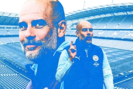 پوستر پپ گواردیولا سرمربی منچسترسیتی