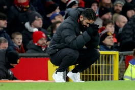 روبن آموریم سرمربی منچستریونایتد در اولدترافورد