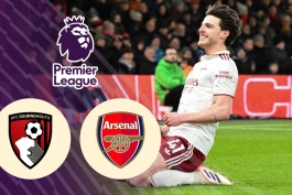 پیروزی آرسنال در خانه بورنموث با بریس دکلان رایس