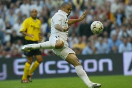 بریس رونالدو نازاریو در اولین بازی با پیراهن رئال مادرید