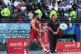 استقلال جویبار - بانک شهر - لیگ برتر کشتی آزاد ایران