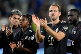 هری کین و بازیکنان بایرن مونیخ مقابل پافوس