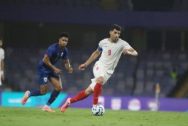 مهدی طارمی در بازی ایران و کیپ ورد - تورنمنت دوستانه العین