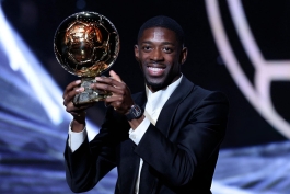 عثمان دمبله برنده توپ طلا 2025