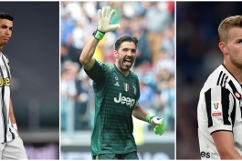 کریستیانو رونالدو - جانلوییجی بوفون - ماتیاس دلیخت در یوونتوس