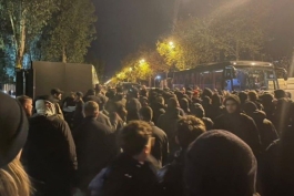 طرفداران نیس فرانسه و محاصره اتوبوس باشگاه