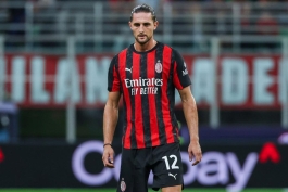 آدریان رابیو هافبک فرانسوی میلان در فصل 26-2025 سری آ