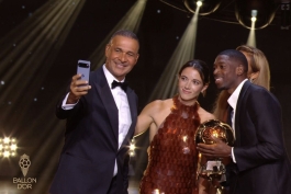 مراسم توپ طلای 2025 - عثمان دمبله - آیتانا بونماتی - رود گولیت