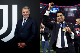 ناصر الخلیفی، رئیس پاری سن ژرمن - دیمین کومولی، مدیر یوونتوس