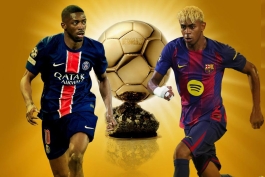 لامین یامال و عثمان دمبله - توپ طلا ۲۰۲۵