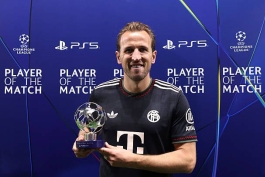 هری کین - بهترین بازیکن زمین بایرن مونیخ مقابل پافوس - لیگ قهرمانان اروپا