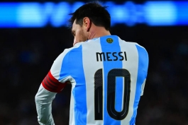 لیونل مسی در پیراهن تیم ملی آرژانتین