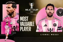 لیونل مسی - اینتر میامی - ارزشمندترین بازیکن فینال MLS 