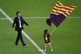 لوئیز انریکه و شانا - فینال لیگ قهرمانان اروپا