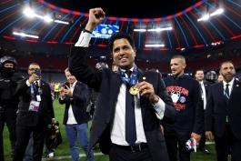 ناصر الخلیفی - رئیس پاری سن ژرمن - لیگ قهرمانان اروپا