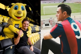 ژاوی، سرمربی سابق بارسلونا - ادین ترزیچ، سرمربی سابق دورتموند