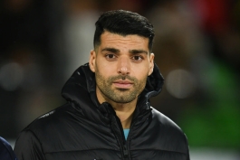 مهدی طارمی در بازی ایران مقابل ازبکستان