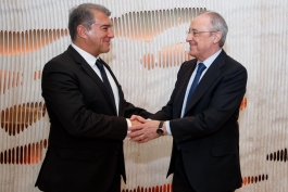 فلورنتینو پرز - خوان لاپورتا - رئیس رئال مادرید - رئیس بارسلونا