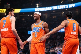 اوکلاهماسیتی تاندر - OKC - شی گیلجس الکساندر - جیلن ویلیامز - چت هولمگرن