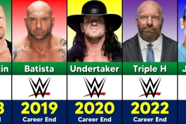 کشتی‌گیران بازنشسته WWE - آندرتیکر - جان سینا - تریپل اچ - باتیستا - استون کلد استیو آستین