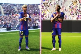 لامین یامال در بازی‌های EA FC و eFootball