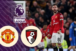 منچستریونایتد 4-4 بورنموث - لیگ برتر انگلیس