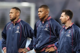 نیمار - لیونل مسی - کیلیان امباپه - پاری سن ژرمن