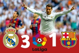 رئال مادرید 3-1 بارسلونا - کریستیانو رونالدو