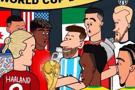 قرعه کشی جام جهانی 2026 به روایت کارتون