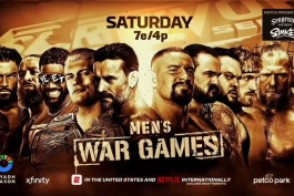 وارگیمز مردان 2025 - براک لزنر - رومن رینز - سی ام پانک - کودی رودز - جی اوسو - جیمی اوسو - برانسون رید - بران بریکر - درو مک اینتایر - لوگان پال