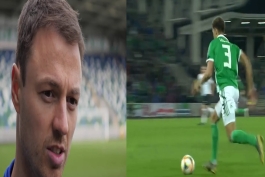 جمال لوییس و جانی اوانز - تیم ملی ایرلند شمالی