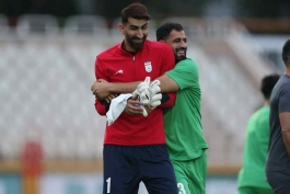 علیرضا بیرانوند- محمدحسین کنعانی زادگان- تیم ملی ایران