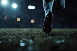 فوتبالیست در تاریکی