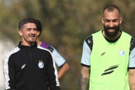 روزبه چشمی- وریا غفوری- تمرین استقلال