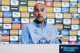 پپ گواردیولا در نشست خبری پیش از تقابل با برایتون در لیگ برتر انگلیس - سرمربی اسپانیایی منچسترسیتی