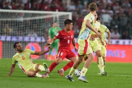 آردا گولر مقابل اسپانیا - هافبک تیم ملی ترکیه