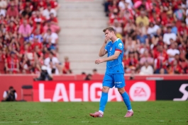 الکساندر سورلوت - مهاجم نروژی اتلتیکو مادرید پس از اخراج مقابل مایورکا - لالیگای اسپانیا