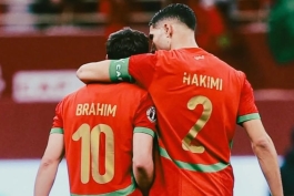 اشرف حکیمی و براهیم دیاز - تیم ملی مراکش - جام ملت‌های آفریقا