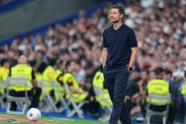 ژابی آلونسو در بازی رئال مادرید مقابل اوساسونا - سرمربی اسپانیایی - لالیگای اسپانیا