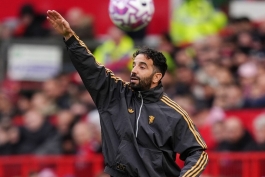 روبن آموریم - سرمربی پرتغالی منچستریونایتد - لیگ برتر انگلیس