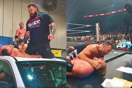 برانسون رید و ال ای نایت، ستارگان کشتی کج و WWE در شوی ماندی نایت راو