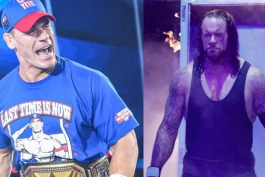 آندرتیکر  و جان سینا از بزرگترین ستارگان تاریخ کشتی کج و کمپانی WWE