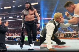 جان سینا و کودی رودز؛ رومن رینز و پال هیمن از ستارگان دنیای کشتی کج WWE