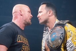  دو اسطوره بزرگ کشتی کج، دواین «راک» جانسون و استیو آستین